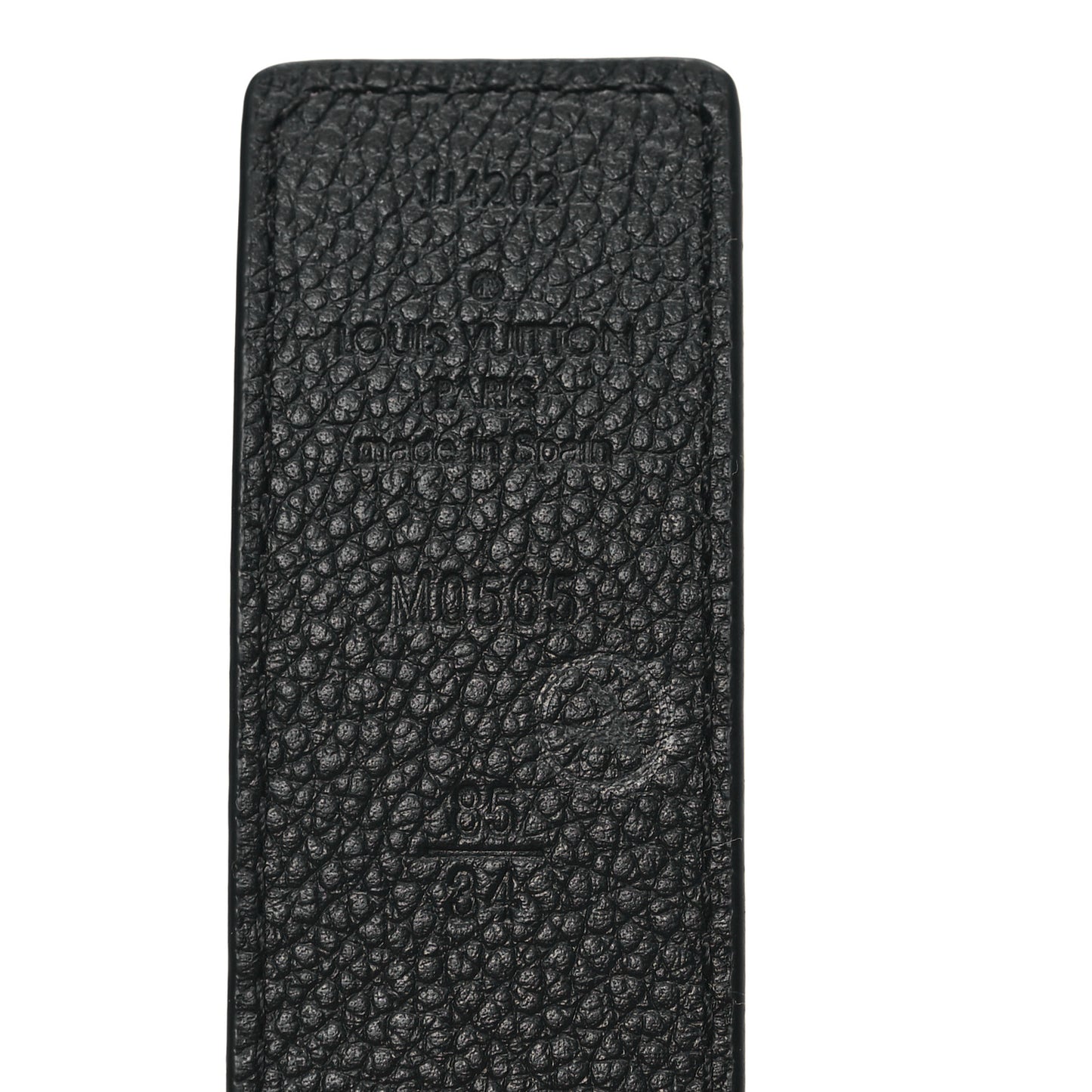 Calfskin Monogram 30mm LV Initiales Reversible Belt 85 34 Black
