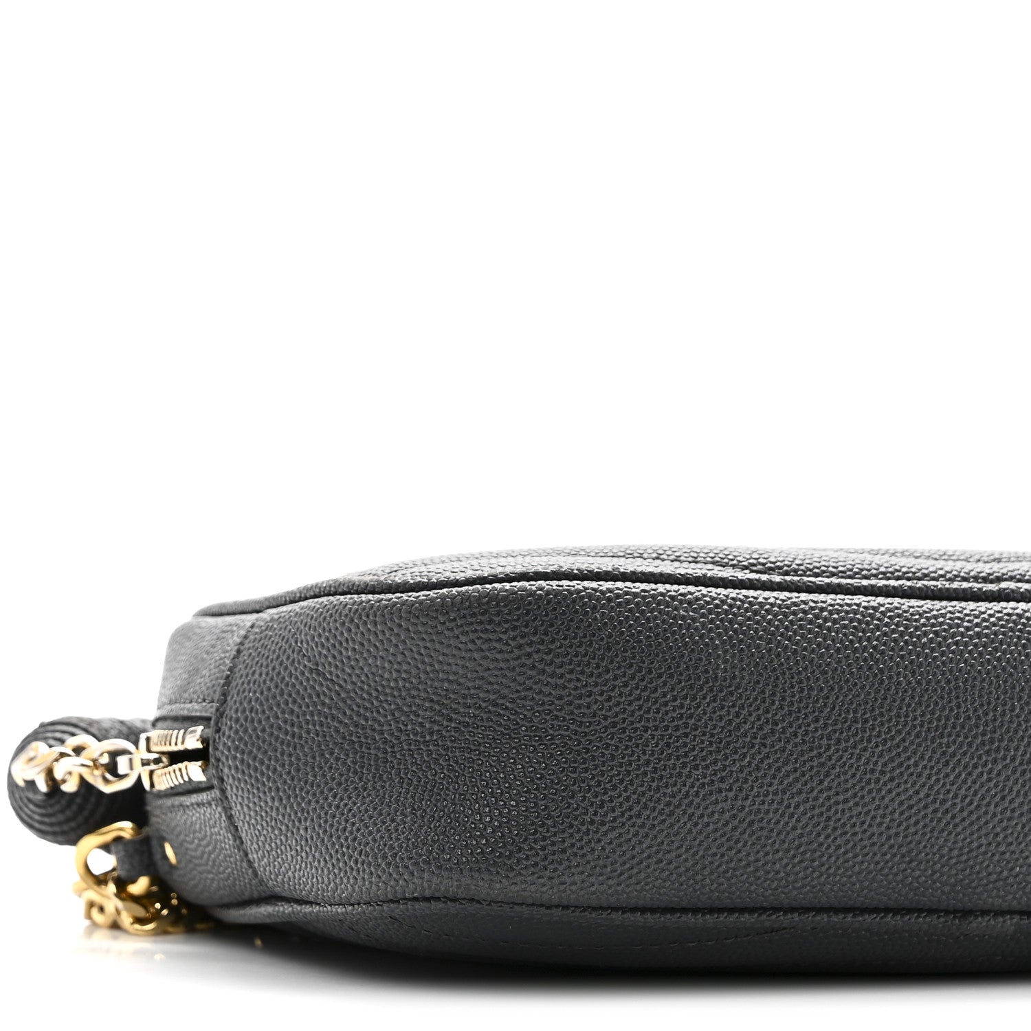 Saint Laurent Grain De Poudre Matelasse Monogram Mini Lou Camera Bag Dark Smog 9 of 11