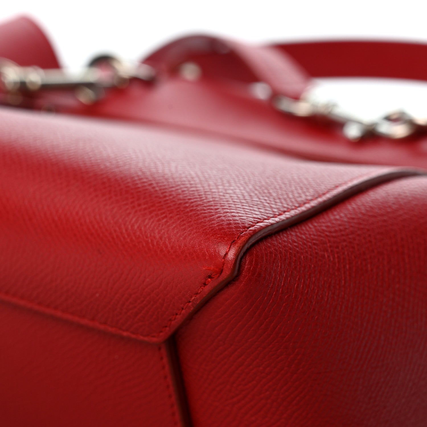 Celine Baby Grained Calfskin Micro Belt Bag Coquelicot 10 of 11