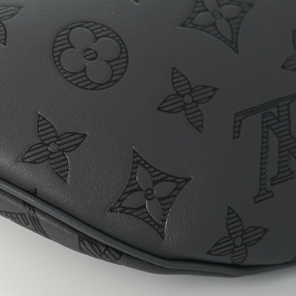 Louis Vuitton Calfskin Monogram Shadow Discovery Bumbag PM Gray 10 of 11