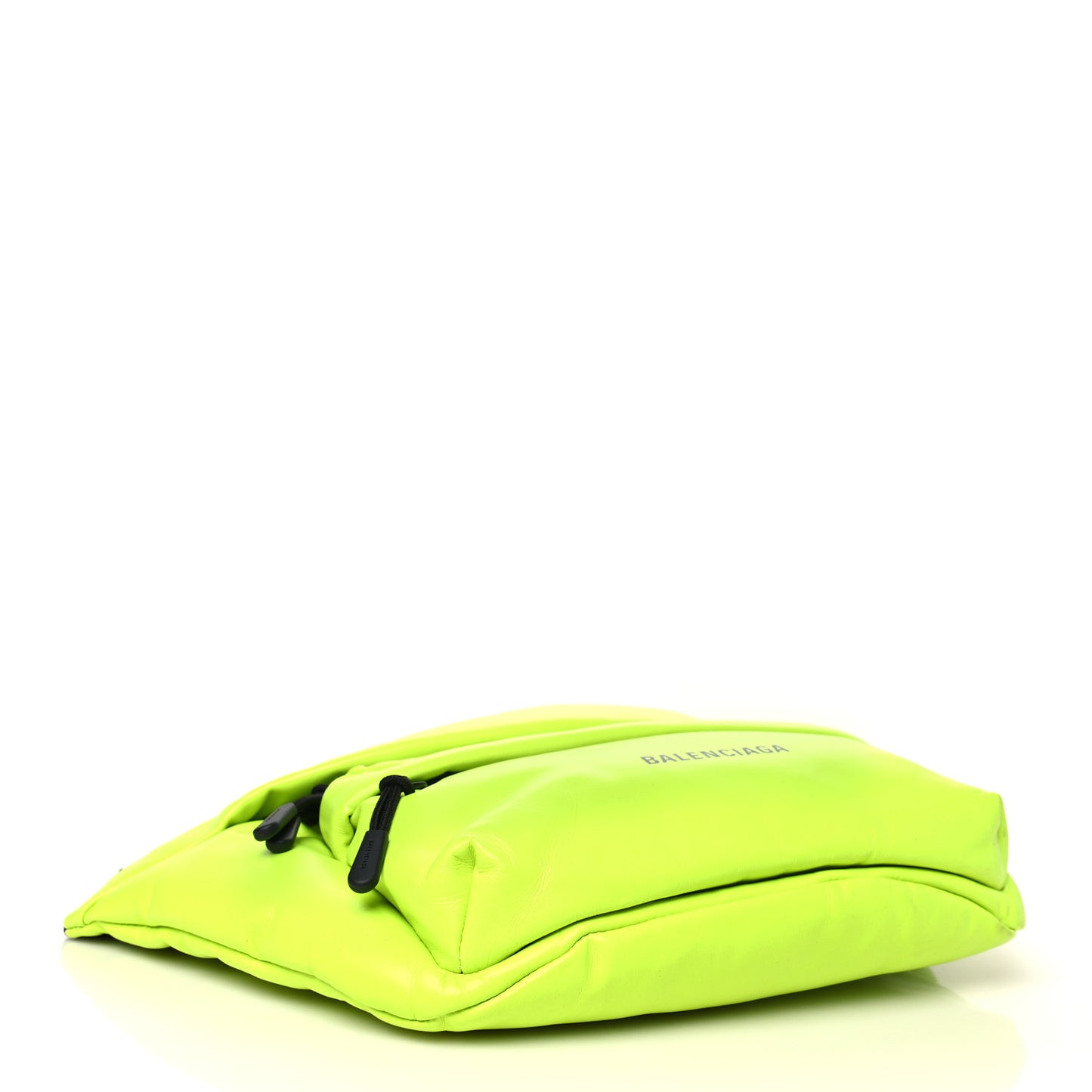 Nappa Calfskin Puffy Belt Bag Fluo Yellow