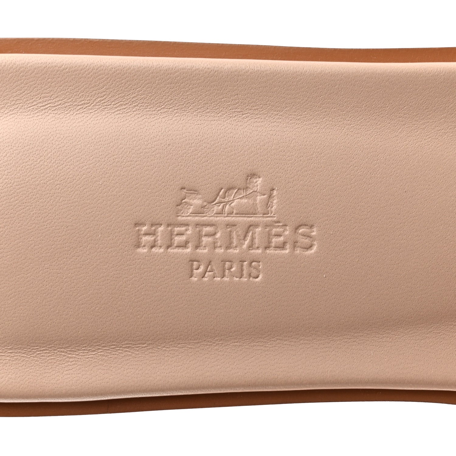 Hermes Box Calfskin Oran Sandals 39 Bois De Santal 7 of 11
