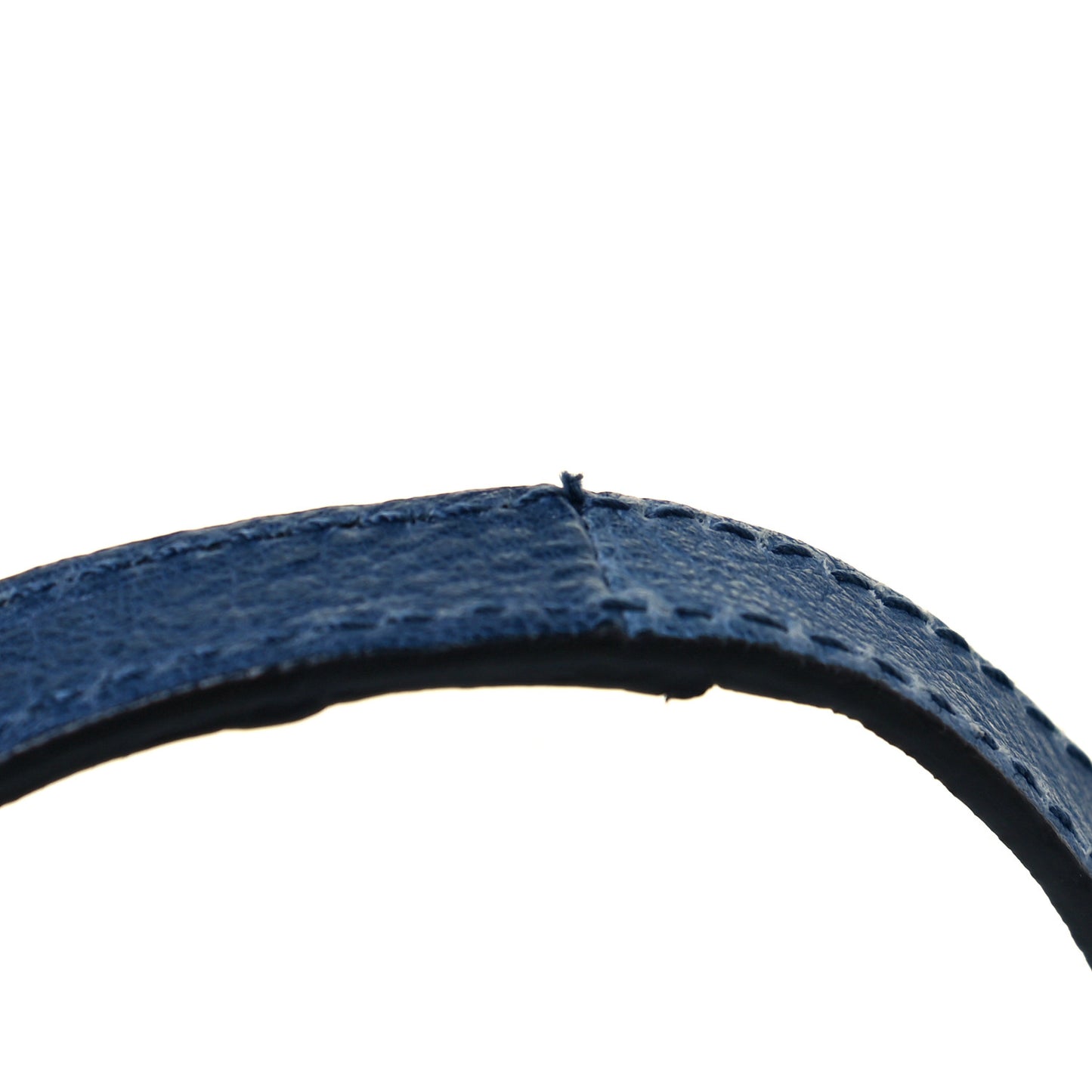 Ostrich Jackie Convertible Shoulder Bag Blue