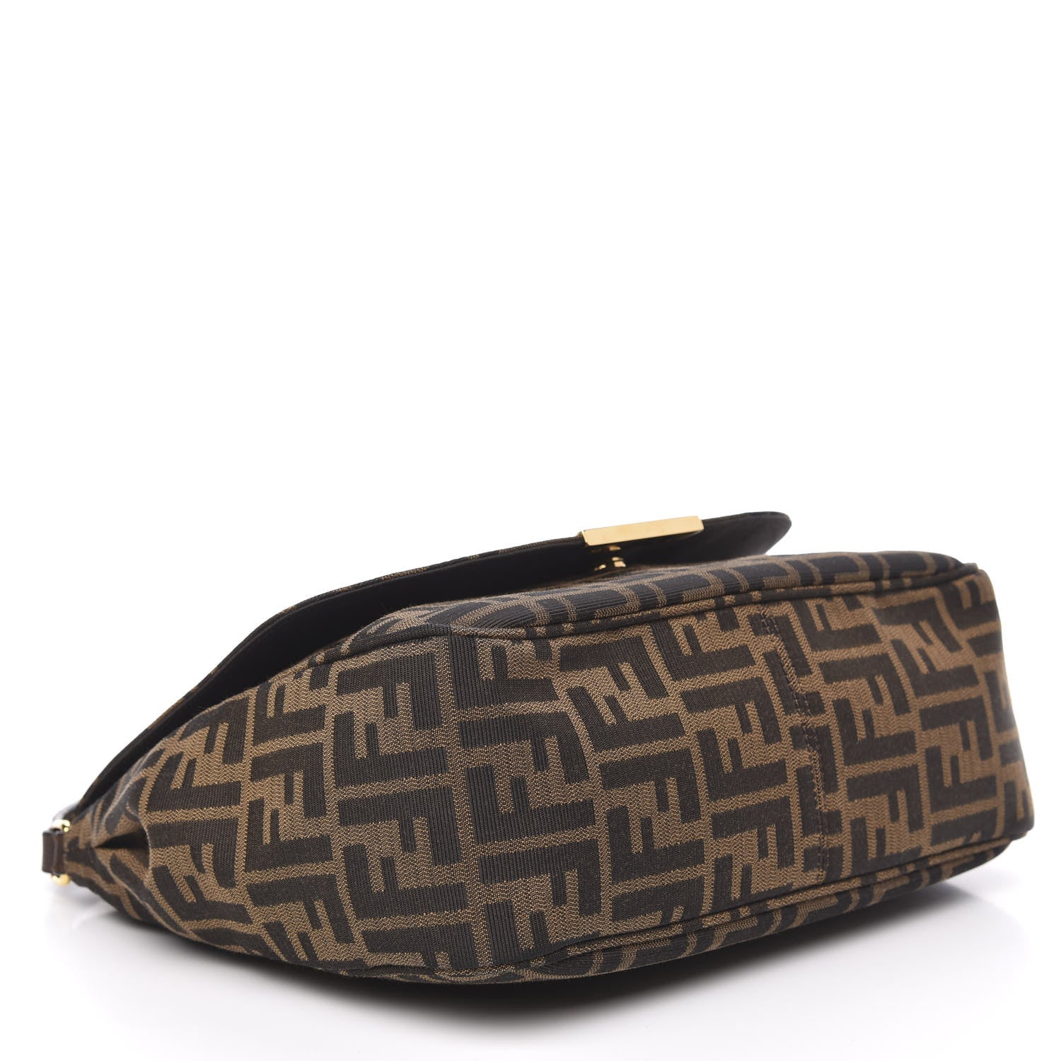 Fendi Zucca Vitello Artic Messenger Bag Tobacco Castagna 4 of 9