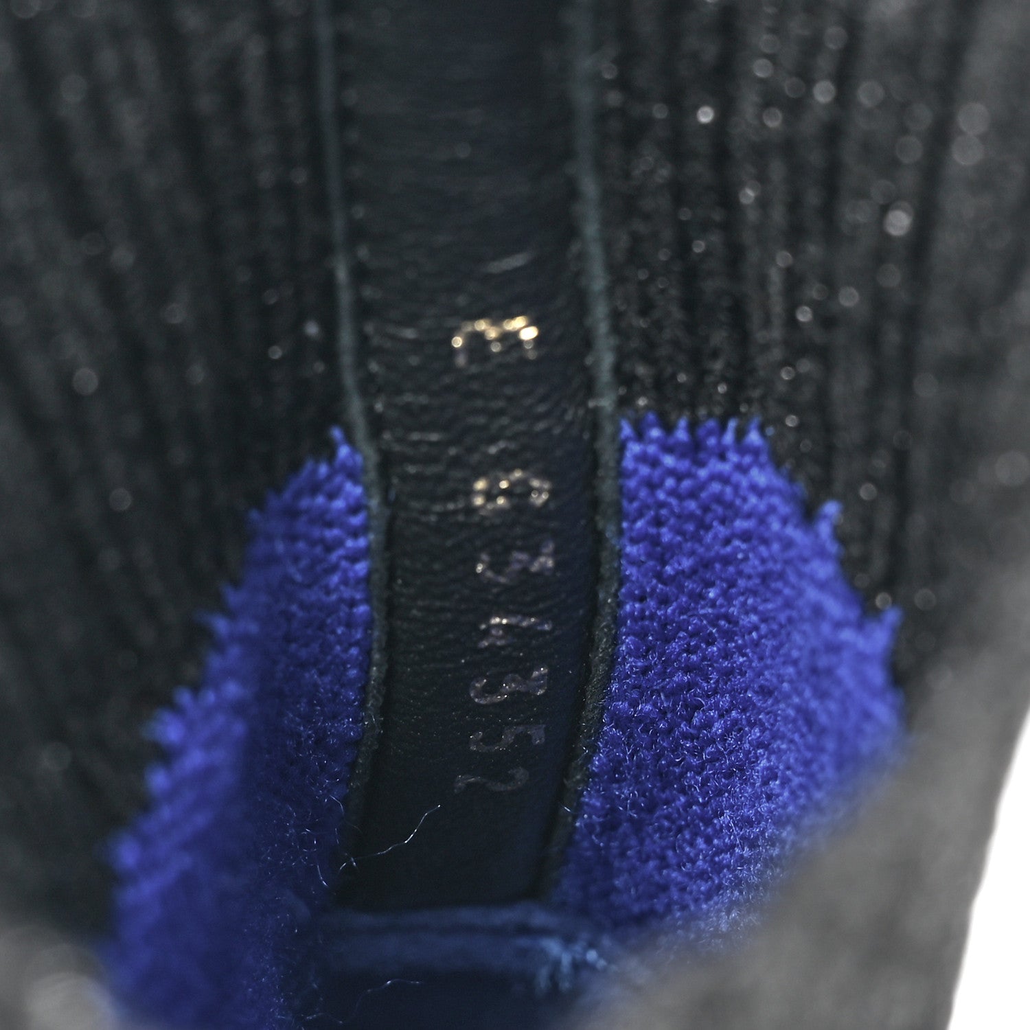 Chanel Jersey Grosgrain CC Cap Toe Short Boots 39 Blue Black 8 of 10