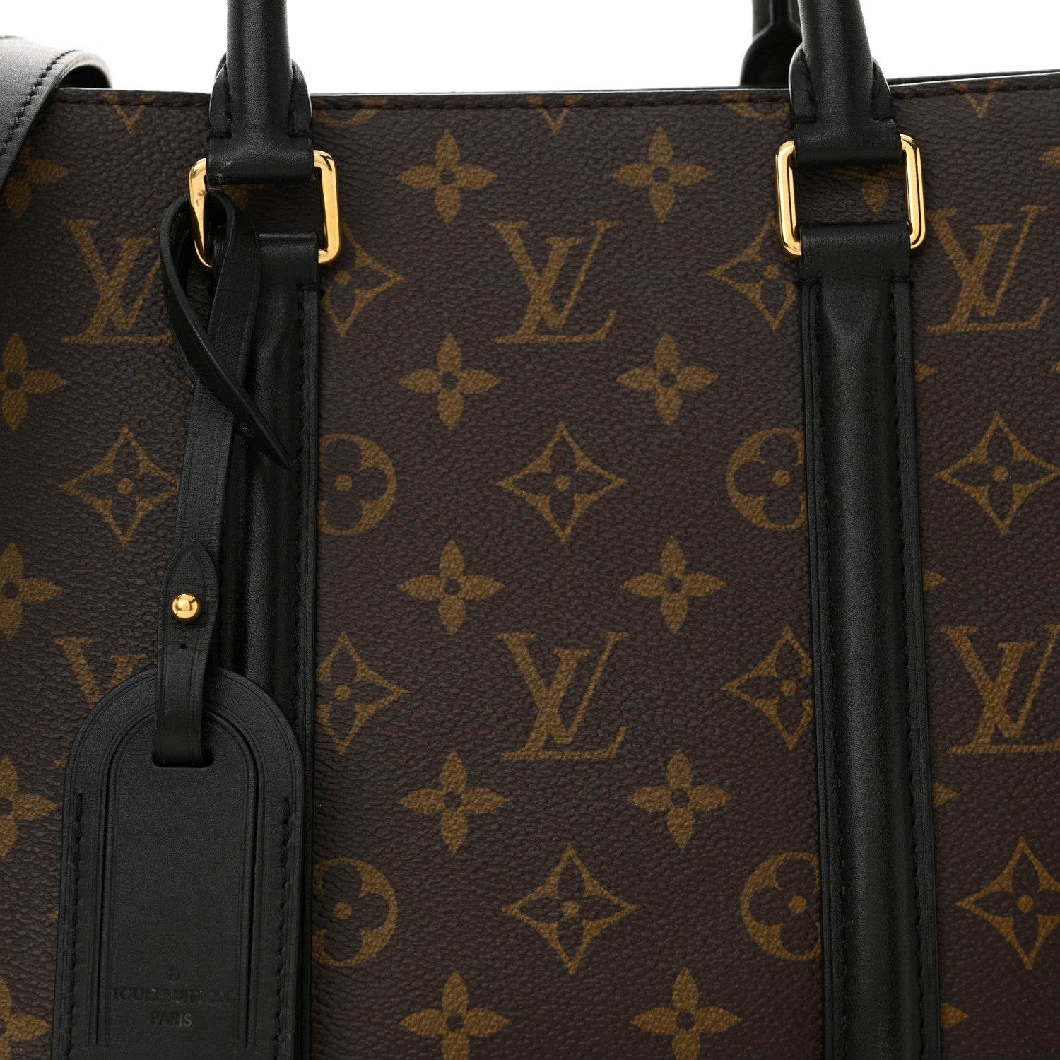 Louis Vuitton Monogram Soufflot MM Black 9 of 13