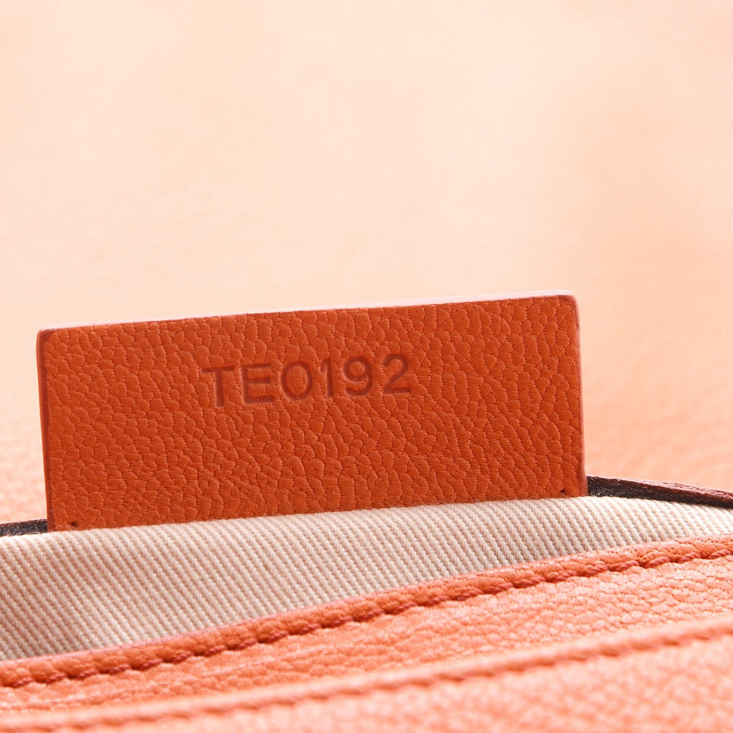 Sugar Goatskin Medium Antigona Envelope Clutch Orange