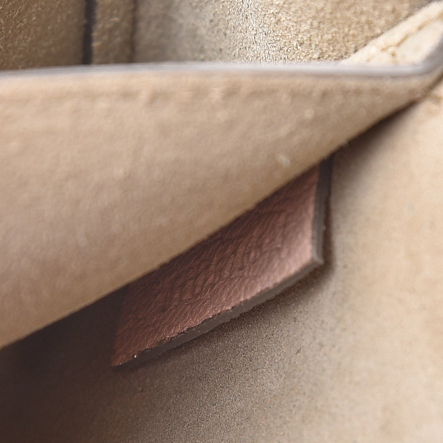 Grained Lambskin Mini Drew Shoulder Bag Cement Pink