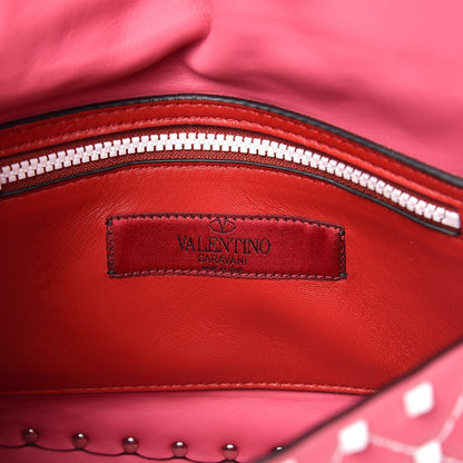 Valentino Garavani Lambskin Medium Free Rockstud Spike Shoulder Bag Shadow Pink 6 of 8