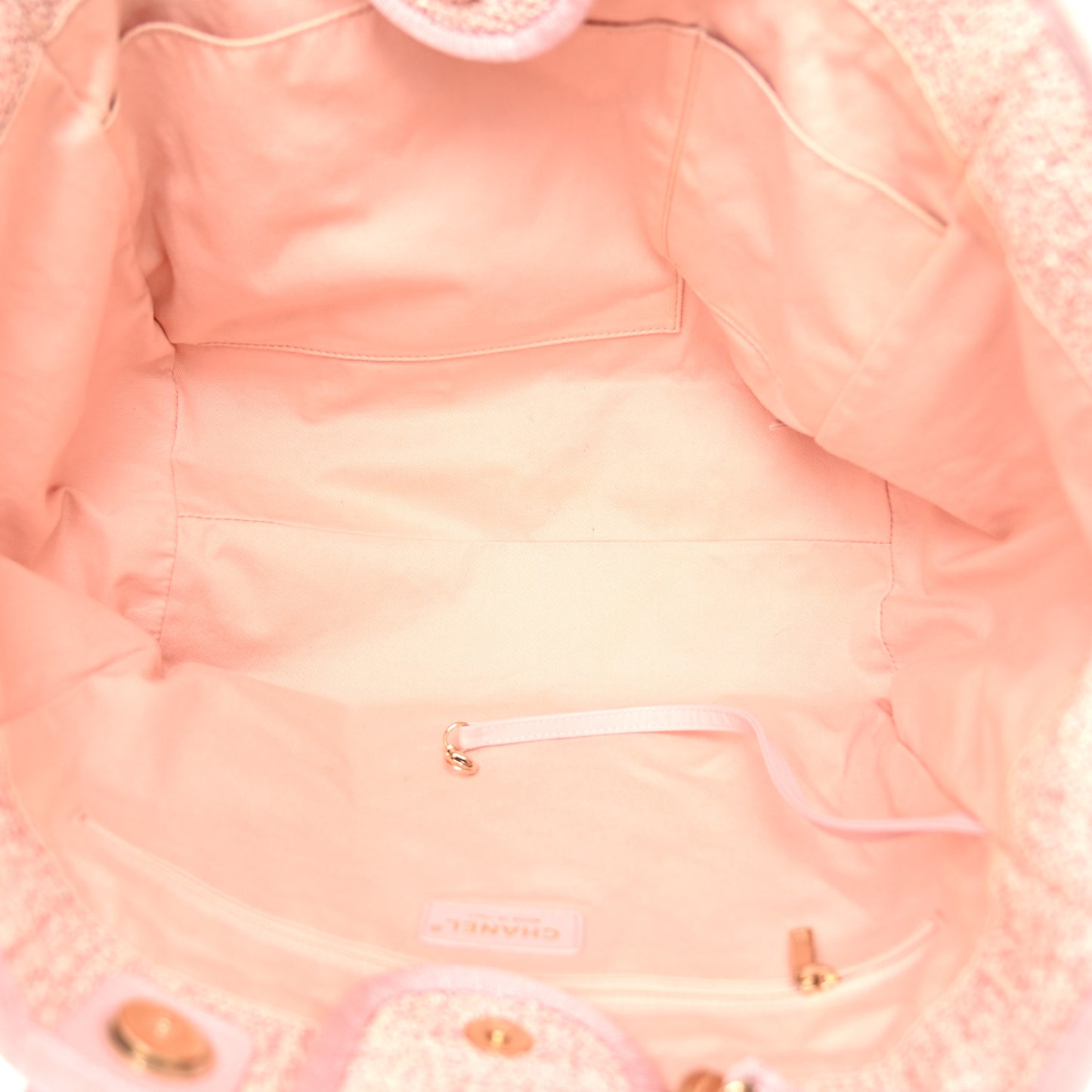 Straw Lurex Medium Deauville Tote Pink