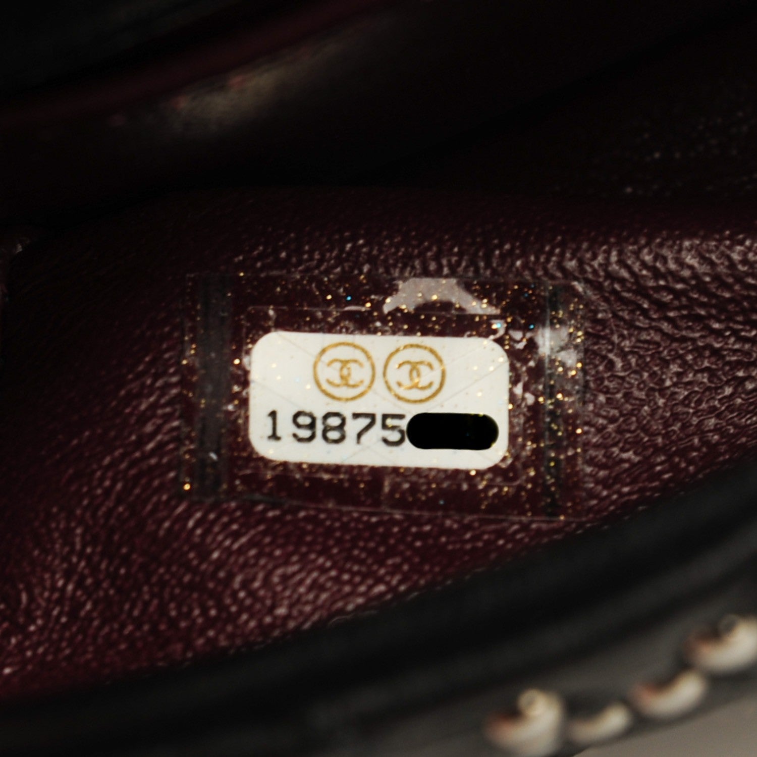 Chanel Lambskin Studded Mini Metal Beauty Flap Black 8 of 8