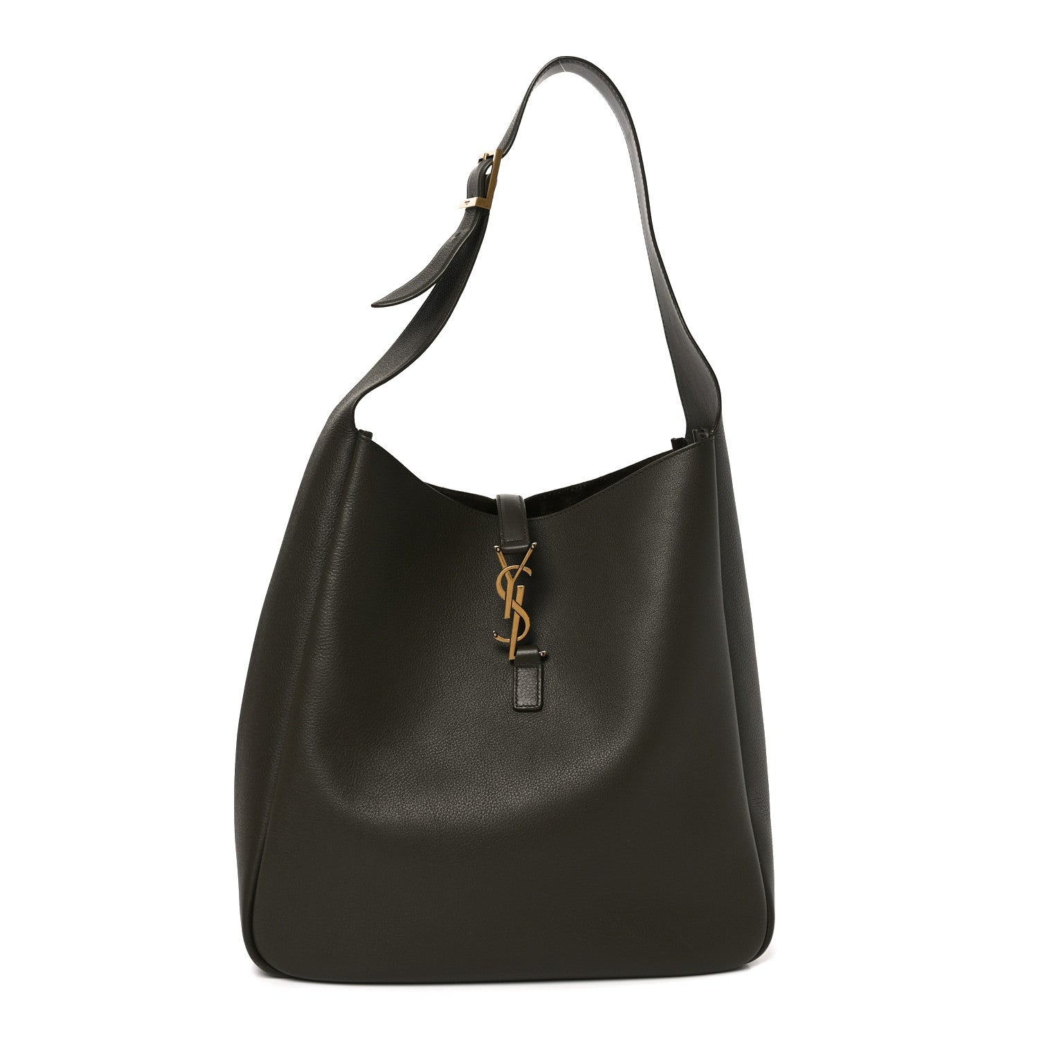 Saint Laurent Smooth Calfskin Large Le 5 A 7 Soft Hobo Light Musk 1 of 10