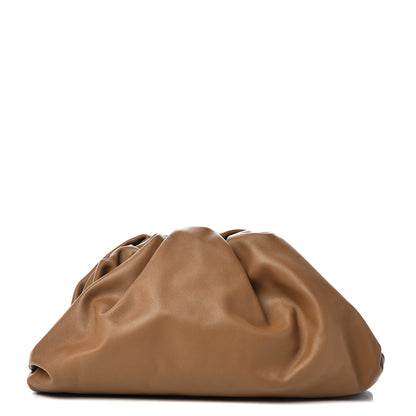 Bottega Veneta Smooth Butter Calf The Pouch Oversized Clutch Cammello 1 of 14