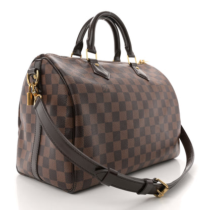 Louis Vuitton Damier Ebene Speedy Bandouliere 30 2 of 13