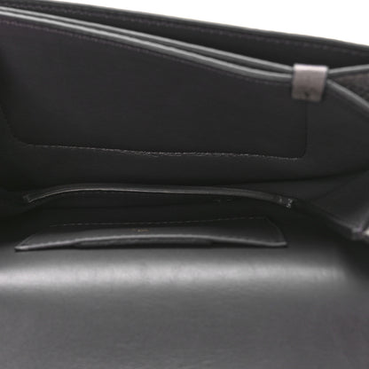Salvatore Ferragamo Pebbled Calfskin Ginevra Chain Bag Grey 5 of 8