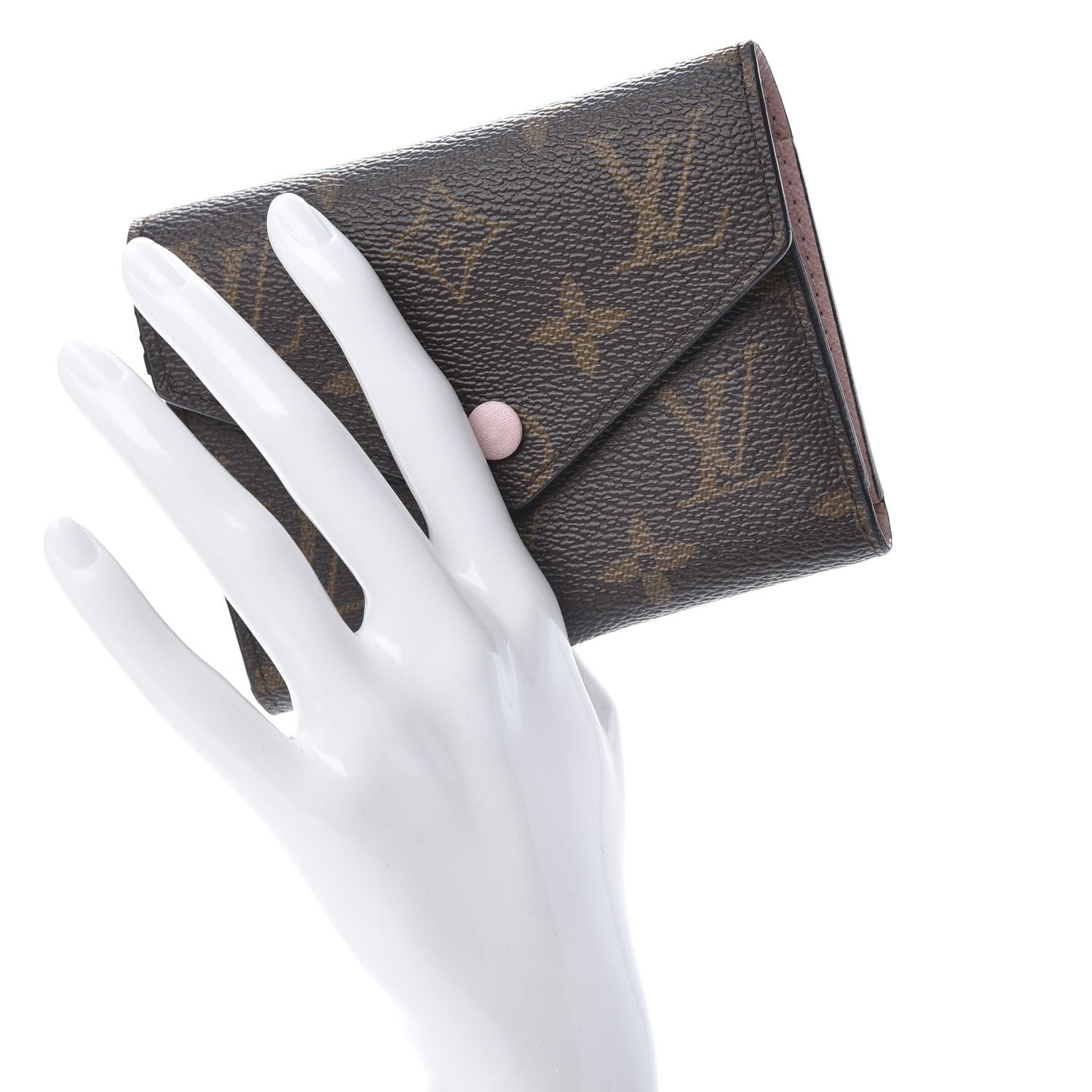 Louis Vuitton Monogram Victorine Wallet Rose Ballerine 2 of 8