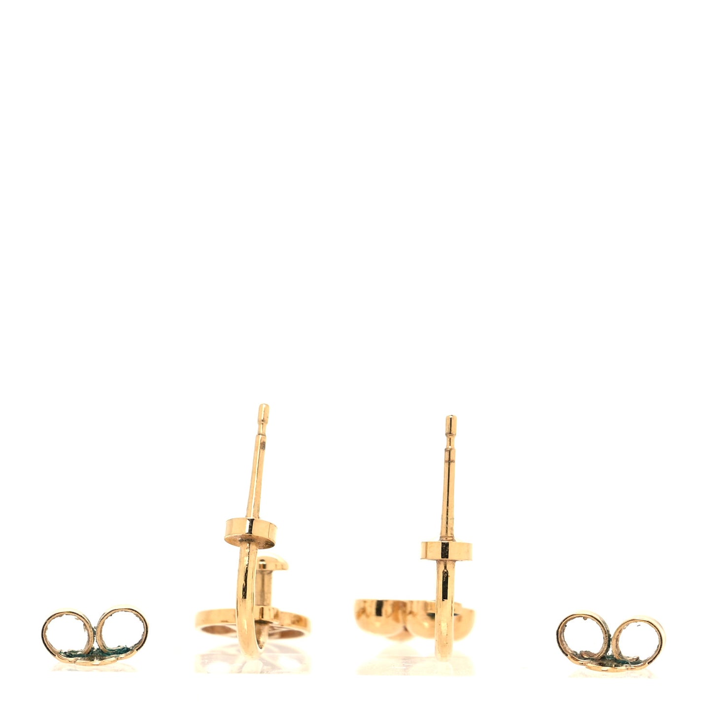 Brass Blooming Earrings Gold