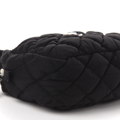 Chanel Nylon Bubble Quilt Shoulder Bag Black 6 of 10