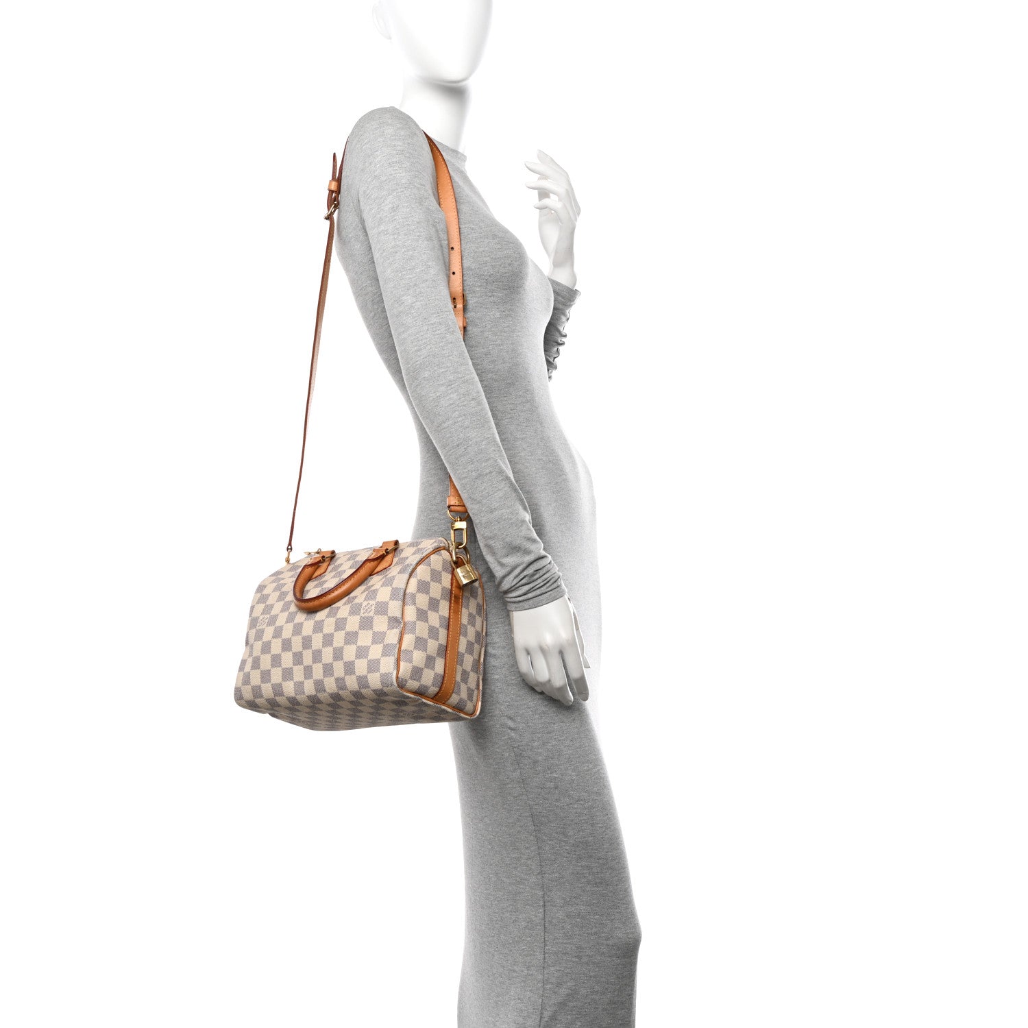 Louis Vuitton Damier Azur Speedy Bandouliere 25 2 of 13
