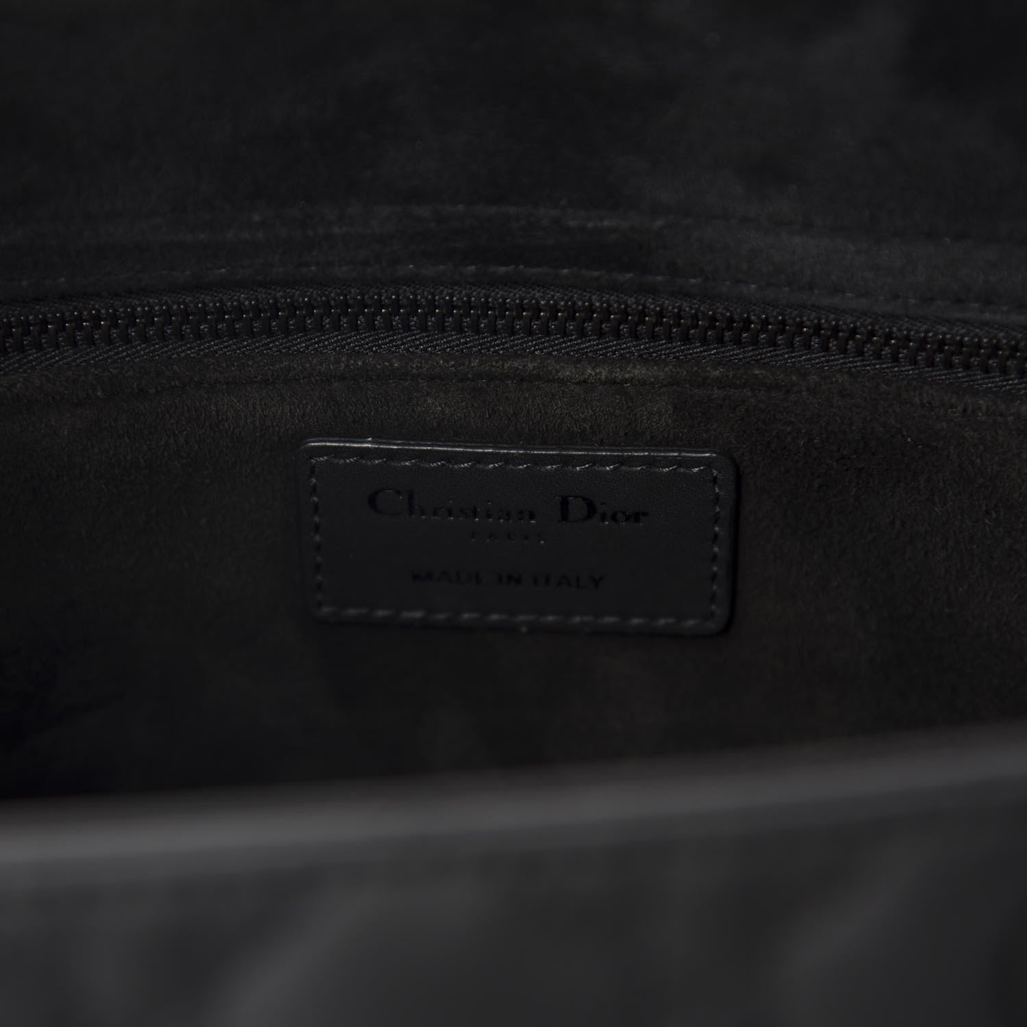 Christian Dior Ultra Matte Calfskin Cannage Large Lady Dior Black 8 of 10