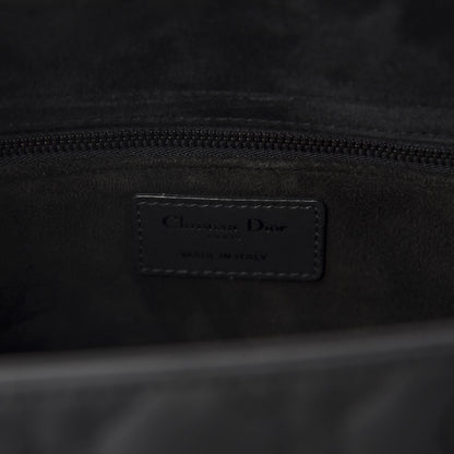 Christian Dior Ultra Matte Calfskin Cannage Large Lady Dior Black 8 of 10