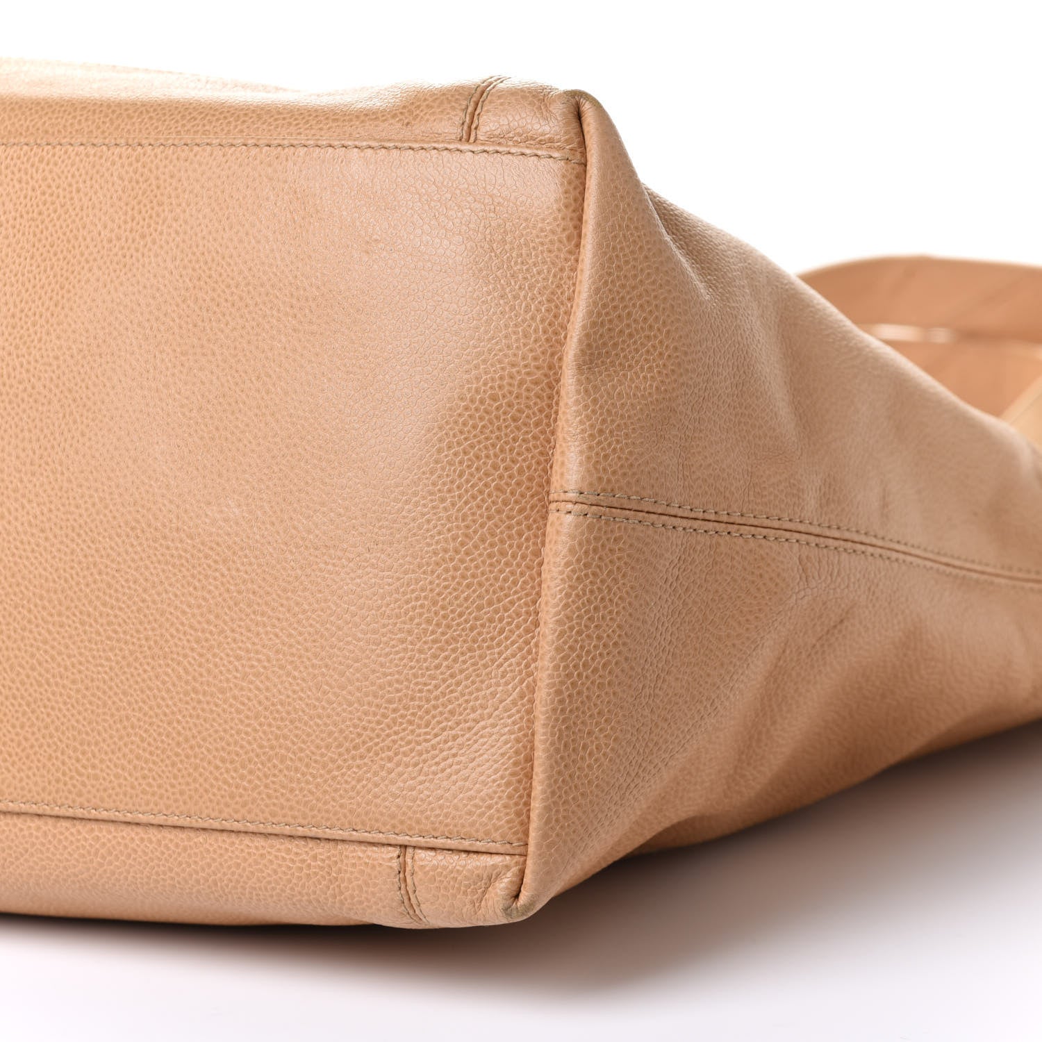 Chanel Caviar CC Shoulder Bag Beige 9 of 9