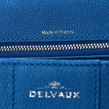 Delvaux Calfskin Mini Brillant East West Satchel Satin Electric 12 of 23