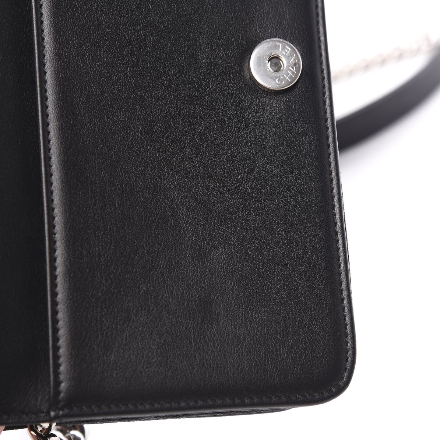 Caviar Quilted Boy Wallet On Chain WOC Black