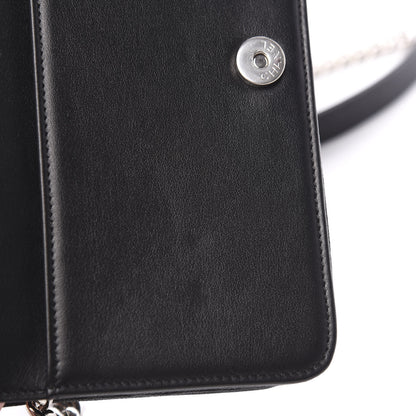 Chanel Caviar Quilted Boy Wallet On Chain WOC Black 12 of 13