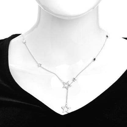 Tiffany Sterling Silver Star Lariat Necklace 2 of 5