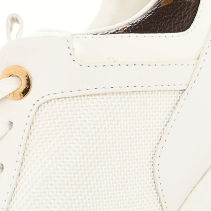 Louis Vuitton Calfskin Monogram Run Away Sneakers 38 White 11 of 13