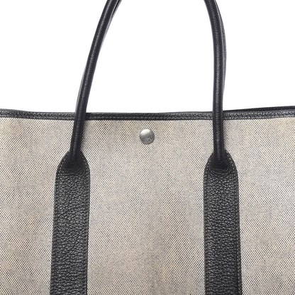 Hermes Buffle Skipper Toile Garden Party 36 MM Tote Black 8 of 10