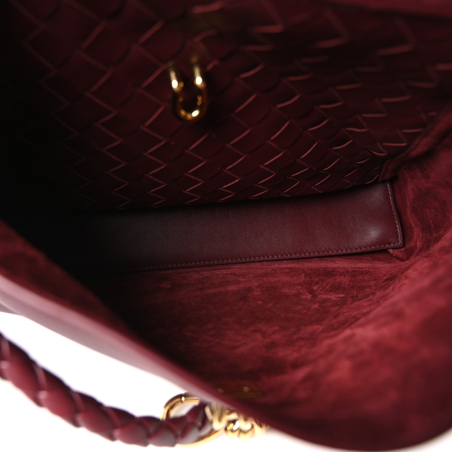 Bottega Veneta Silky Calfskin Medium Ciao Ciao Barolo 4 of 8