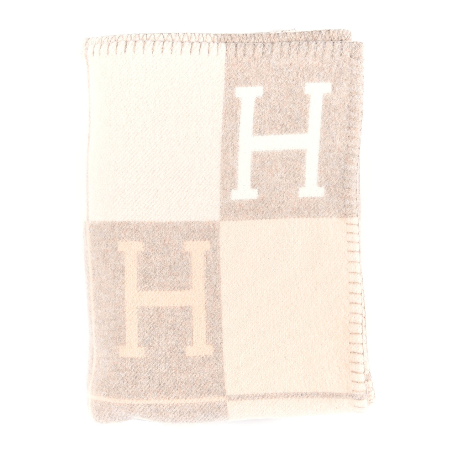 Wool Cashmere Avalon III Blanket Coco Camomille