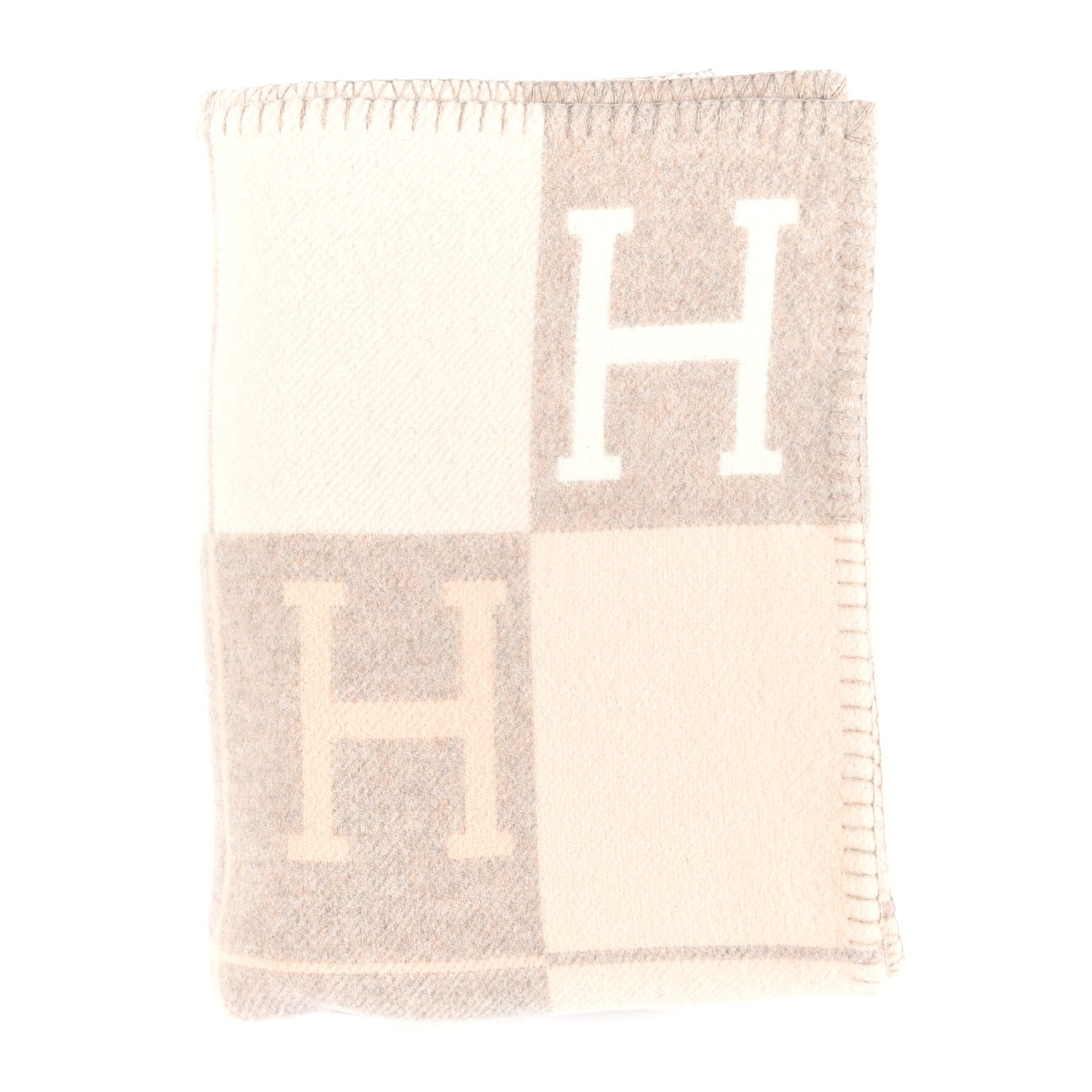Hermes Wool Cashmere Avalon III Blanket Coco Camomille 1 of 3