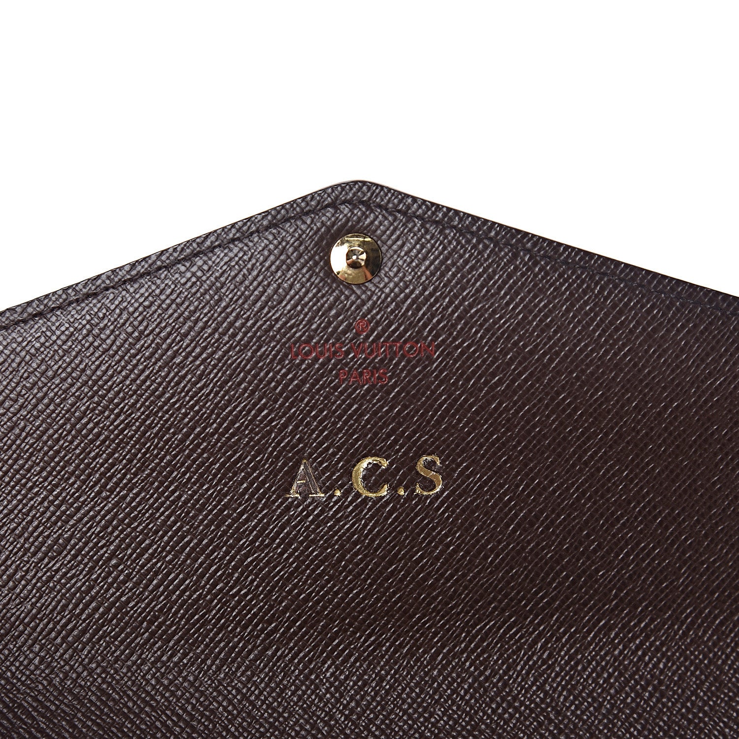 Louis Vuitton Damier Ebene Sarah Wallet NM 6 of 11