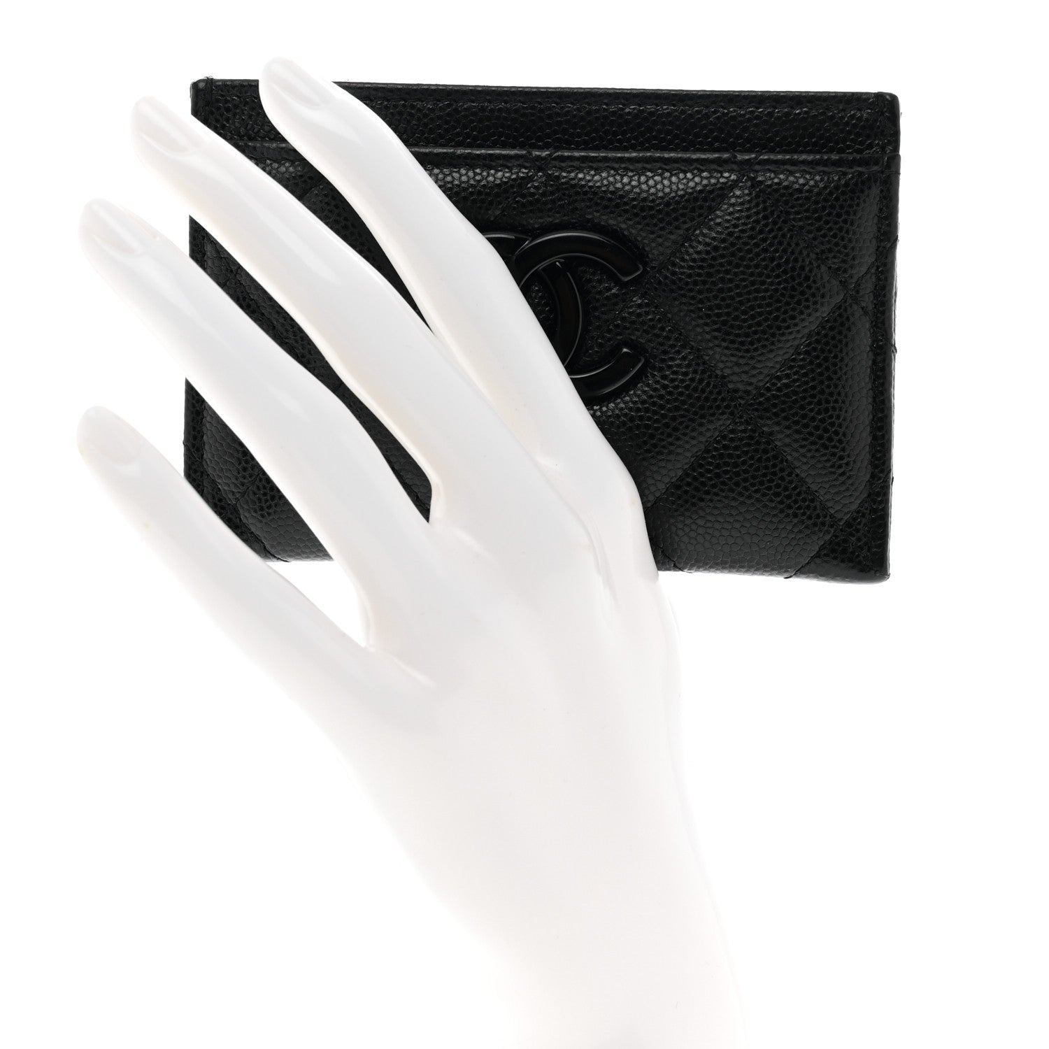Chanel Caviar Quilted My Everything Card Holder Black 2 of 9
