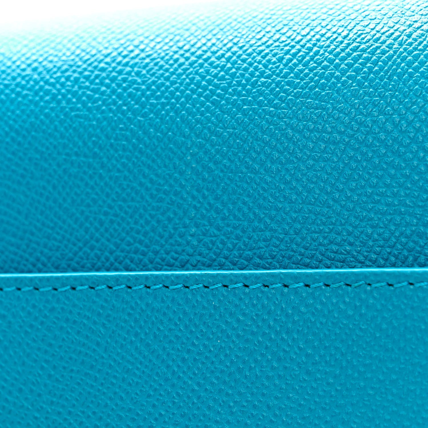Balenciaga Grained Calfskin Small Downtown Shoulder Bag Turquoise 12 of 15