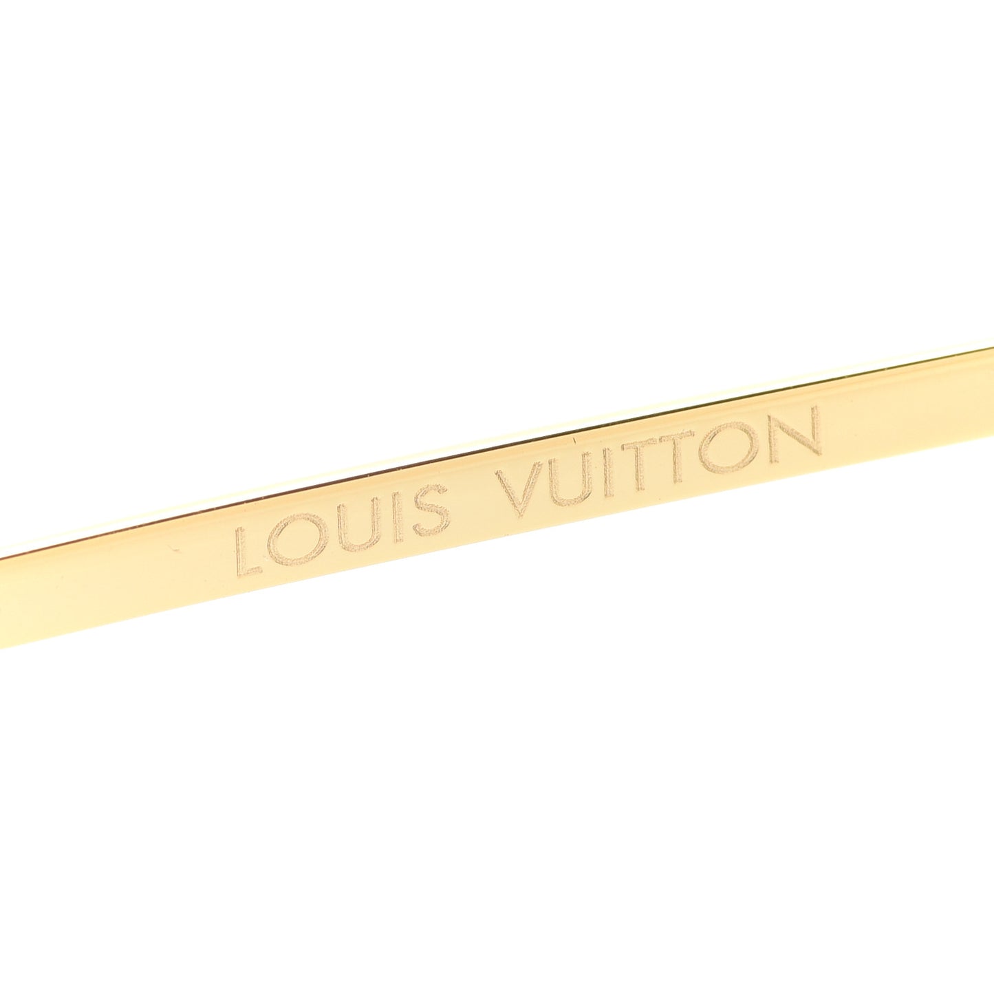 Metal Monogram Grease Sunglasses Z1172W Gold
