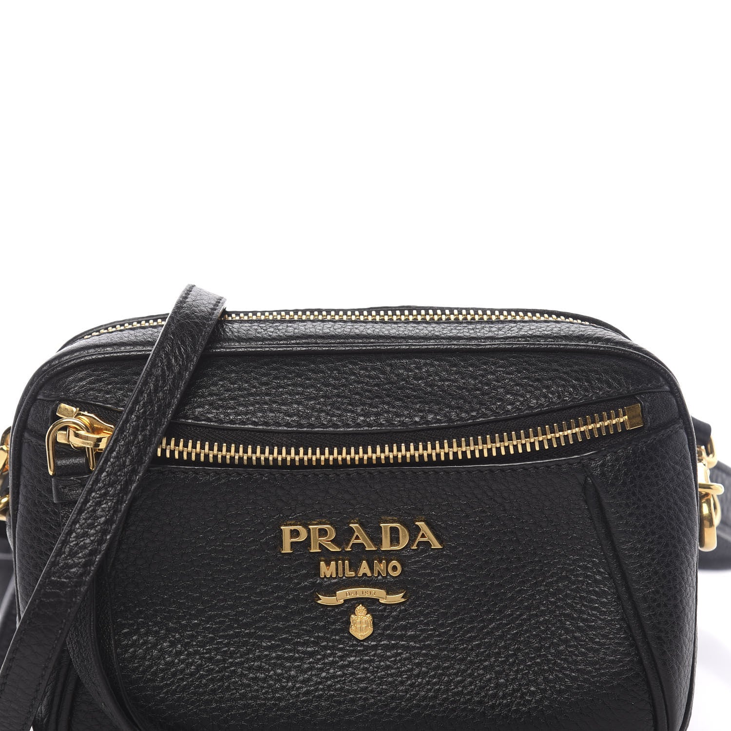 Prada Vitello Daino Belt Bag Black 10 of 12