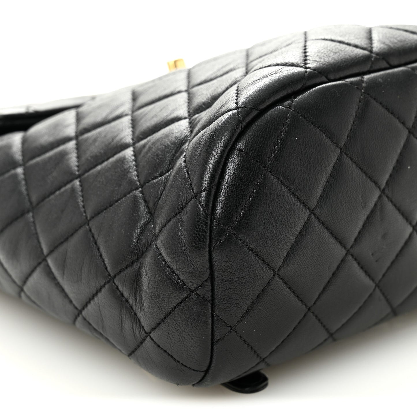 Calfskin Quilted Mini Urban Spirit Backpack Black