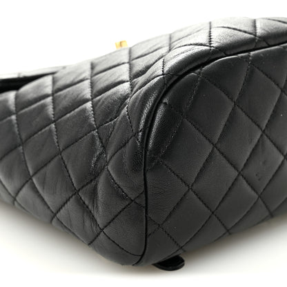 Chanel Calfskin Quilted Mini Urban Spirit Backpack Black 9 of 10
