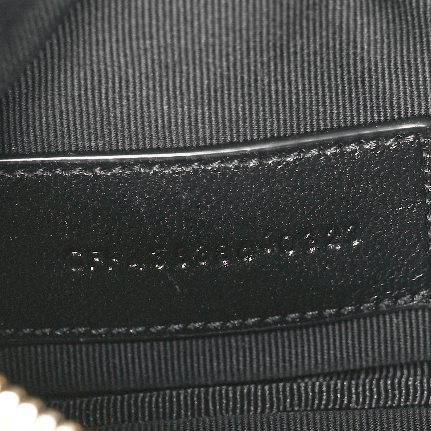 Saint Laurent Calfskin Matelasse Monogram Key Pouch Light Taupe 6 of 7