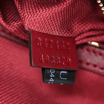 Gucci GG Calfskin Embossed Emblem Medium Shoulder Bag Rose Ancora 7 of 10