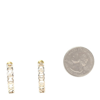 Chanel Metal CC Hoop Earrings Gold 2 of 4