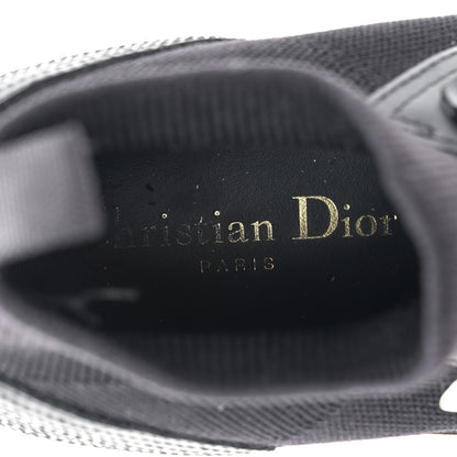 Christian Dior Technical Knit Calfskin Womens Walk'N'Dior High Top Sneakers 38.5 Black 7 of 12