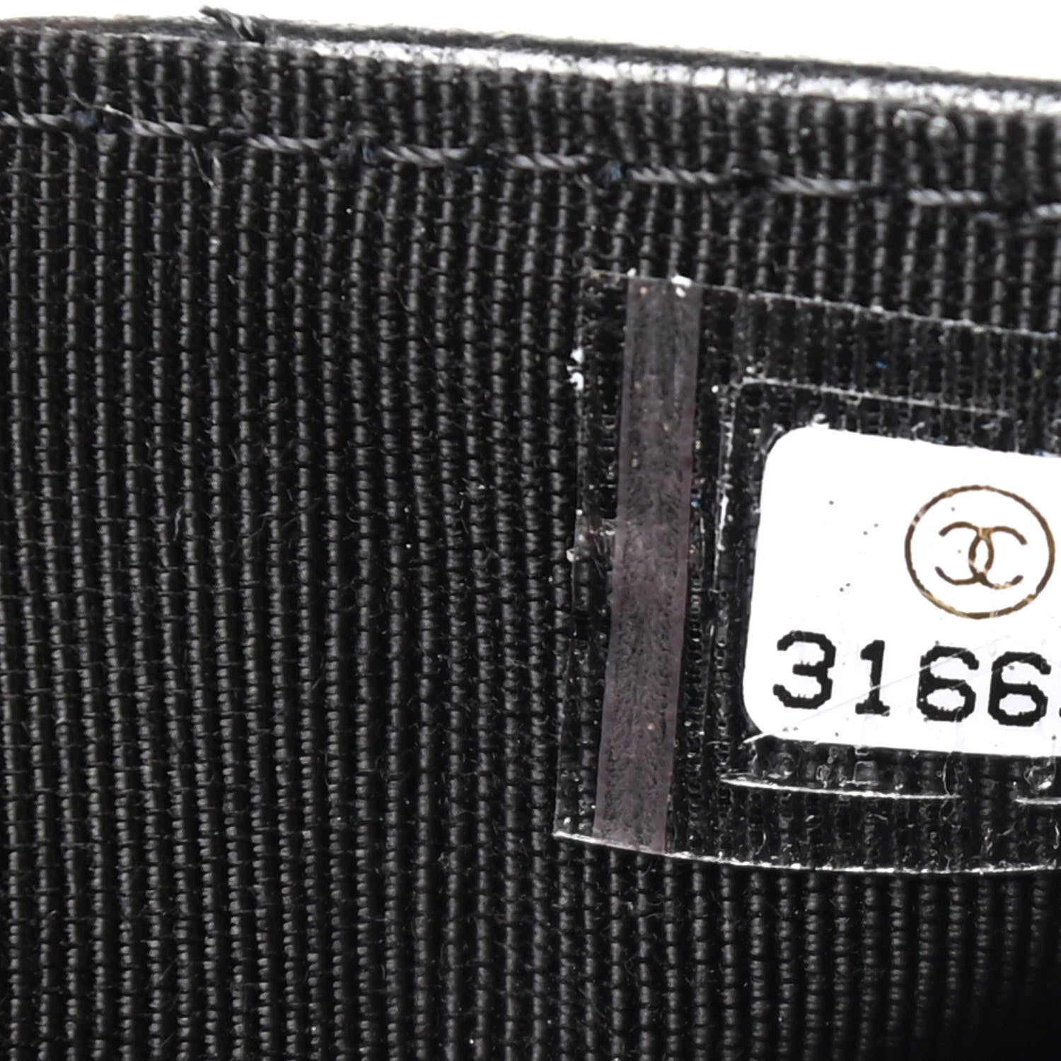Chanel Lambskin Quilted Flap Card Holder Wallet Black 8 of 8