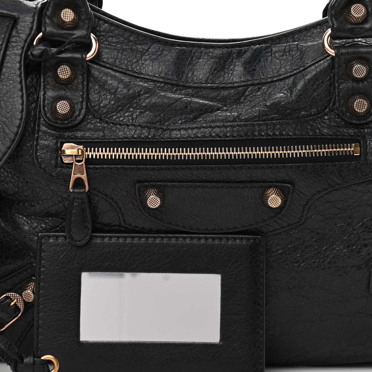 Balenciaga Agneau Giant 12 Rose Gold Hardware Town Black 8 of 13