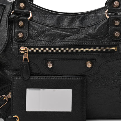 Balenciaga Agneau Giant 12 Rose Gold Hardware Town Black 8 of 13