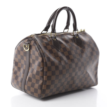 Louis Vuitton Damier Ebene Speedy Bandouliere 30 2 of 9